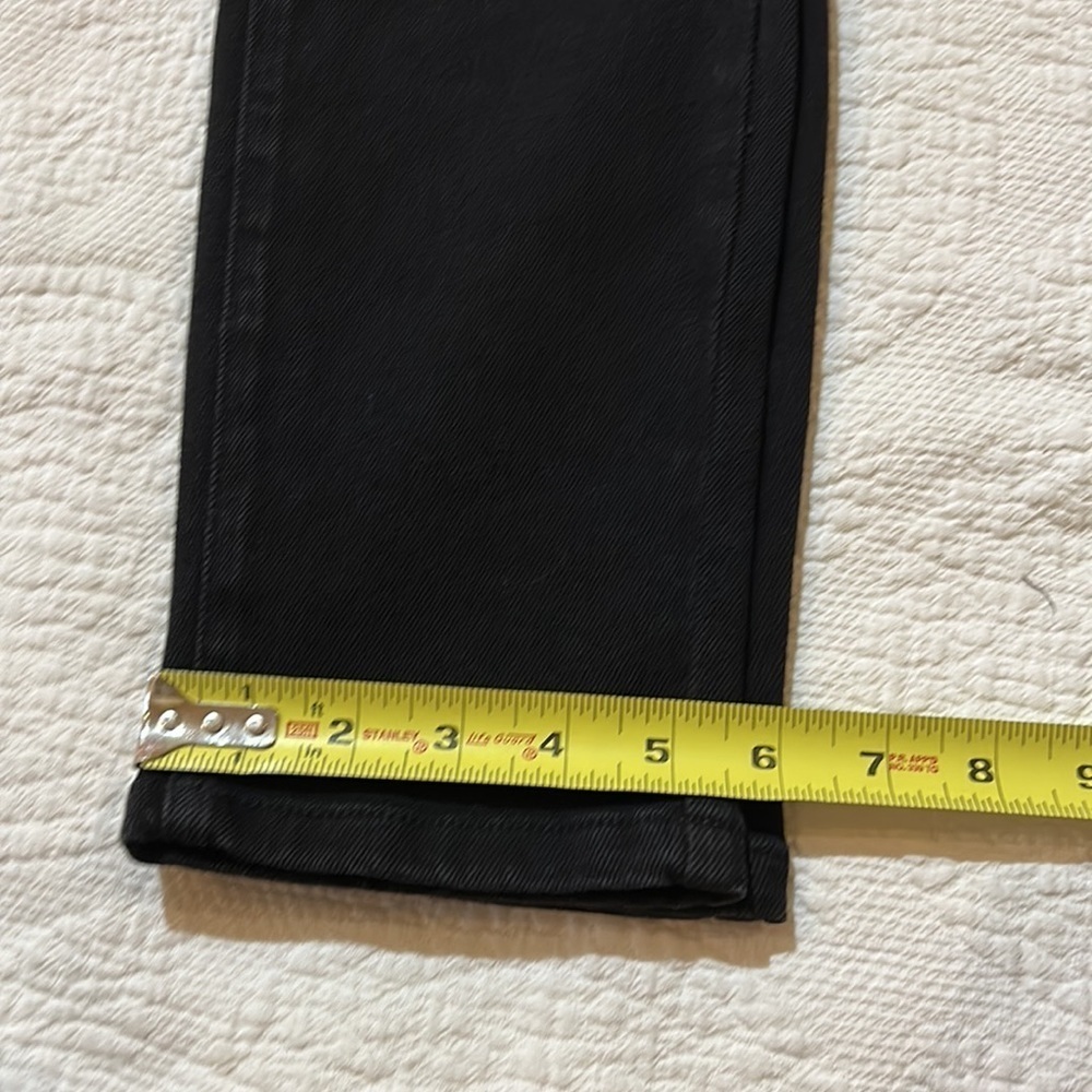 Sandrine Rose Black denim High Ruse skinny. NWT 26 - Picture 6 of 11